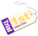Trial 1st% class free