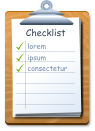 Checklist lorem ipsum consectetur