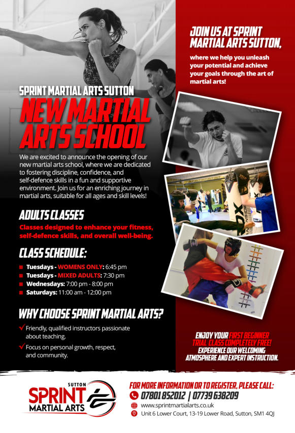 Adults Martial Arts Classes Sutton